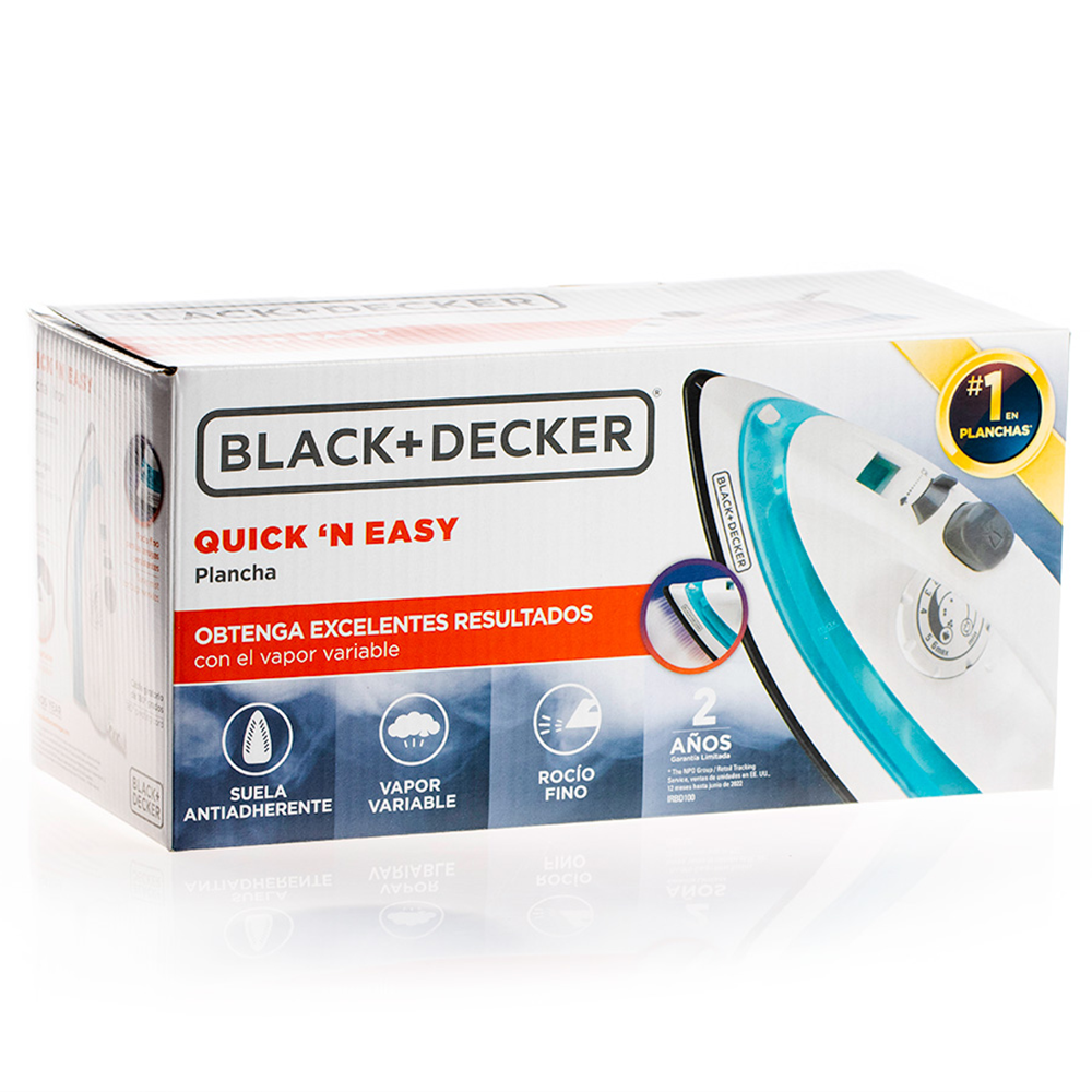 Plancha de Vapor Verde Black and Decker - Imagen 5