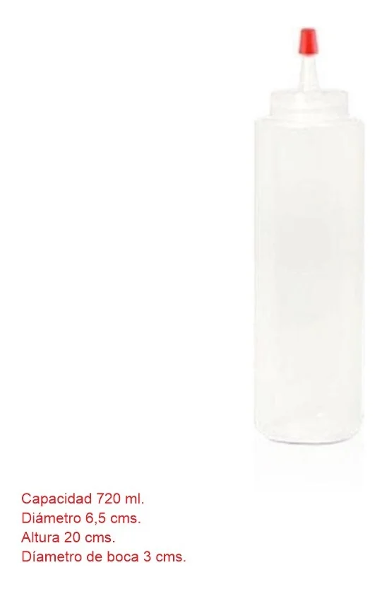 Dispensador(pomo) A Presión Transp.720ml Pujadas - Imagen 3