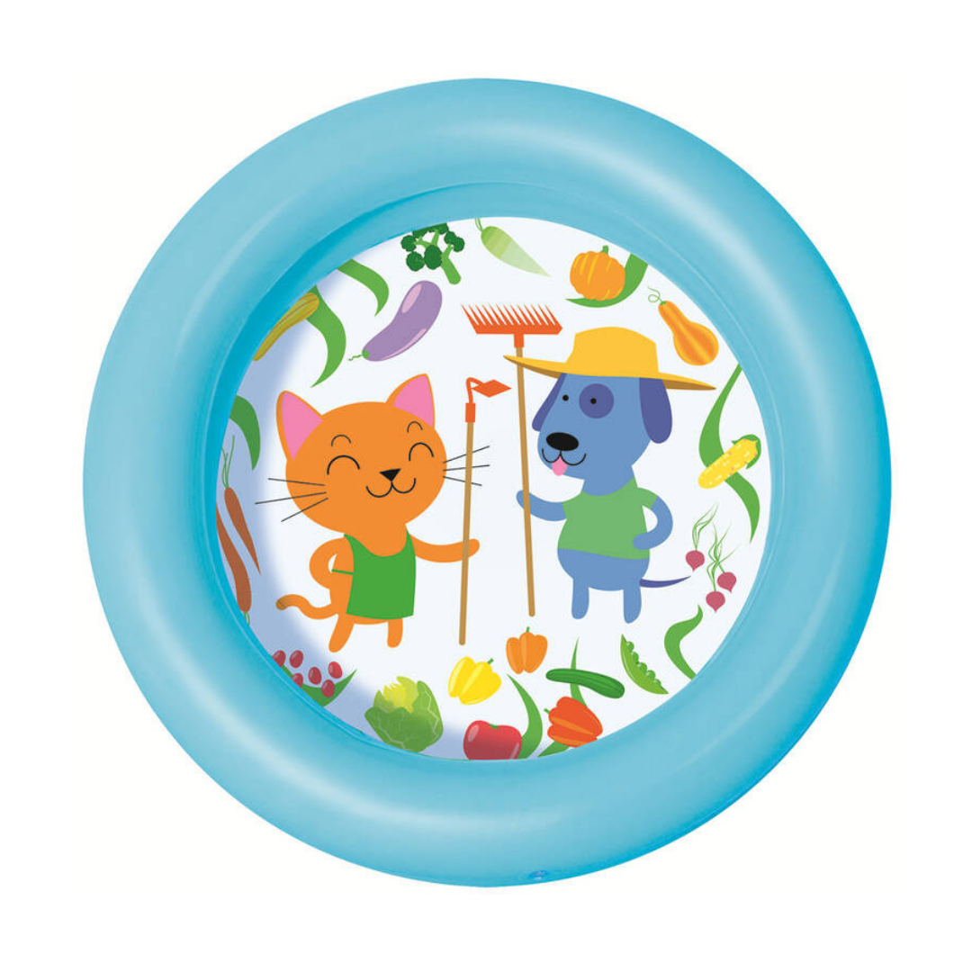 PISCINA HINCHABLE BABY INFANTIL 61X15CM 2 COLORES 51061B BESTWAY 630131 - Imagen 4