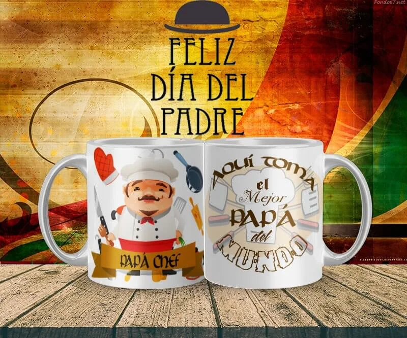 Taza Diseños día del padre | Aquí toma el mejor Papá - Imagen 6