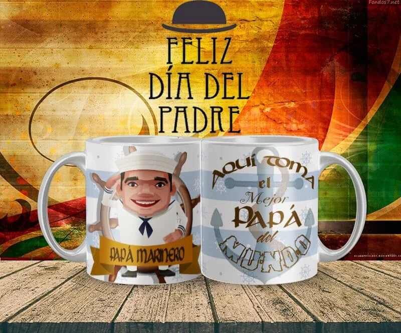 Taza Diseños día del padre | Aquí toma el mejor Papá - Imagen 3