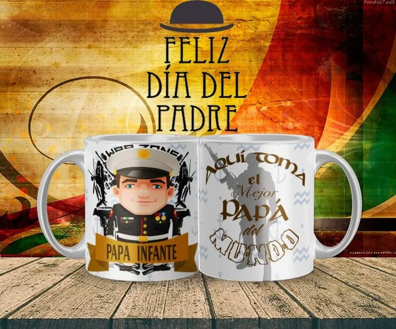 Taza Diseños día del padre | Aquí toma el mejor Papá - Imagen 8