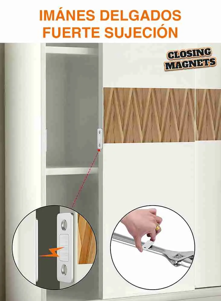Imanes Para Cajones Ventanas Puertas (8 set) - Imagen 6