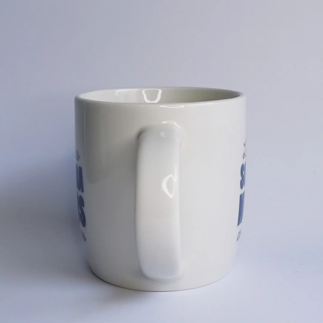 Taza de Desayuno «Los lunes son para nuevos comienzos» azul - Imagen 4