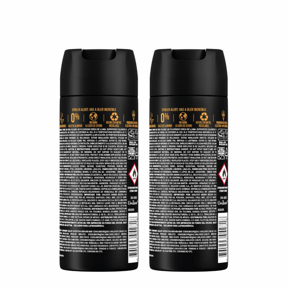 Desodorante En Aerosol Antitranspirante Dark Temptation 2Do 40% Dcto AXE 150 Ml - Imagen 3