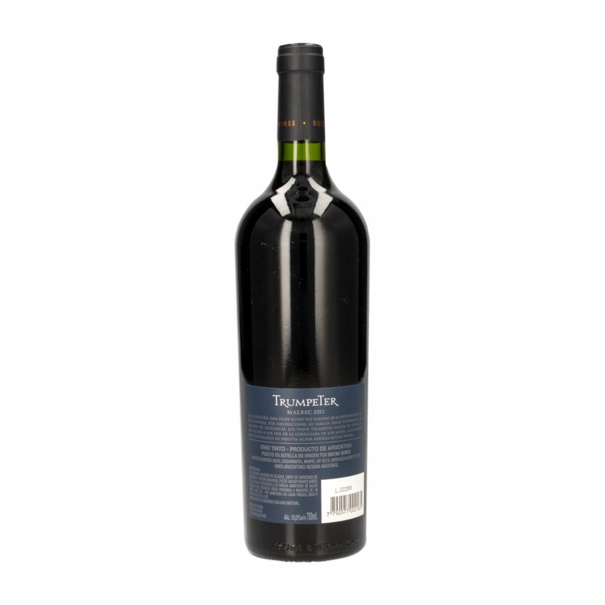 Vino Tinto Malbec TRUMPETER 750 ml - Imagen 3