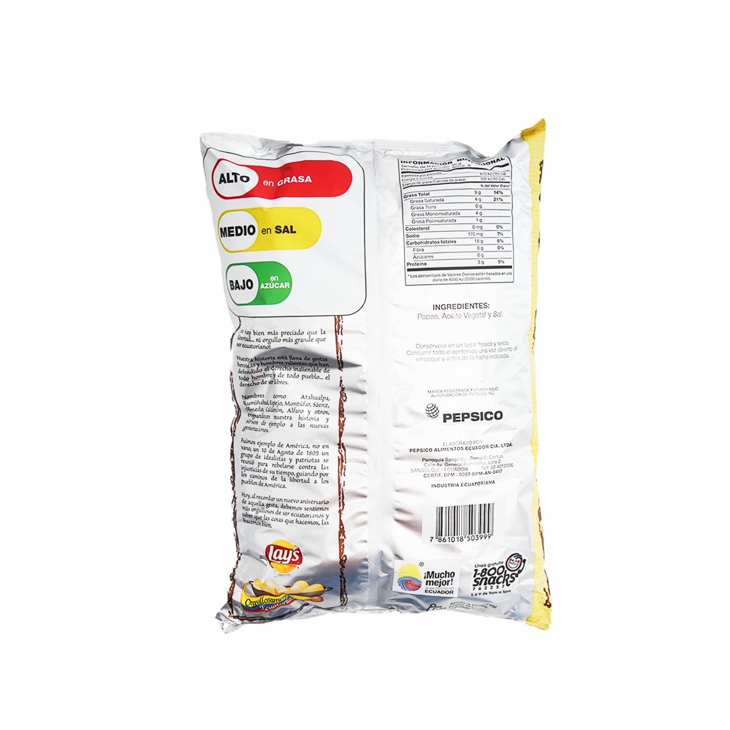 Papas Fritas Artesanales LAY’S 250 g - Imagen 5