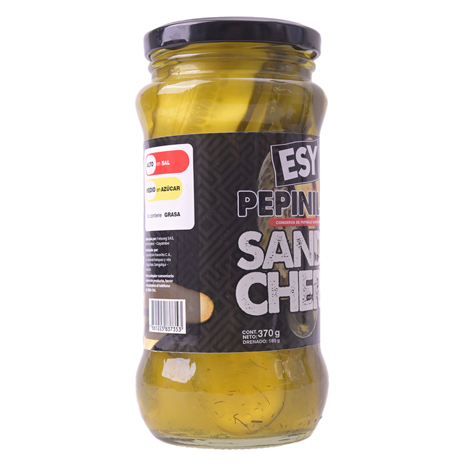 Pepinillos Pickle Sanduchero ESY 370 G - Imagen 4