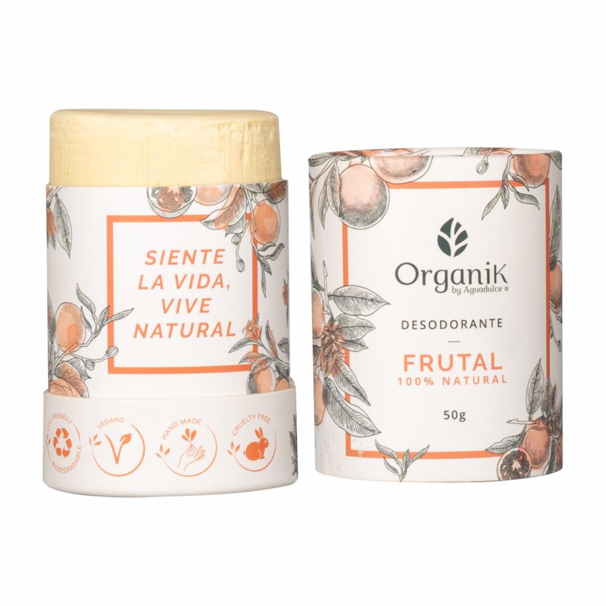 Desodorante En Barra Fragancia Frutal ORGANIK 50 G - Imagen 4